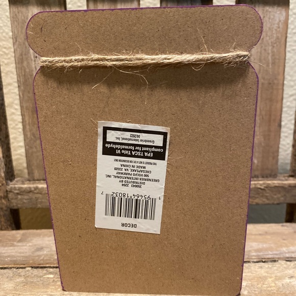 Halloween Decor For Tier Trays, Halloween Mason Jar Shaped Wood Signs Set Of 4 - Picture 16 of 16